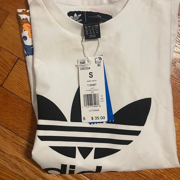 New ADIDAS HER Studio London T-Shirt Top Size Small Hard to Find Discontinued - Picture 5 of 12